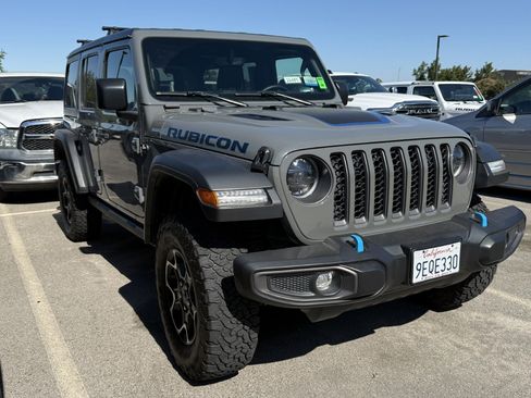 Used 2023 Jeep Wrangler Unlimited Rubicon 4xe w/ Cold Weather Group AWD/4WD image 1