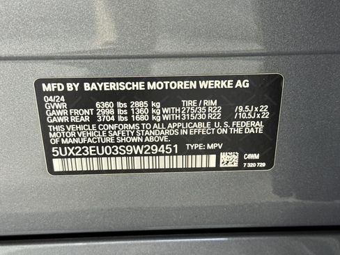 Certified 2025 BMW X5 xDrive40i w/ M Sport Package AWD/4WD image 29