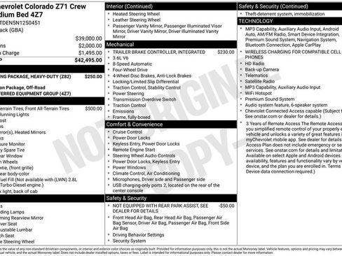 Used 2022 Chevrolet Colorado Z71 AWD/4WD image 26
