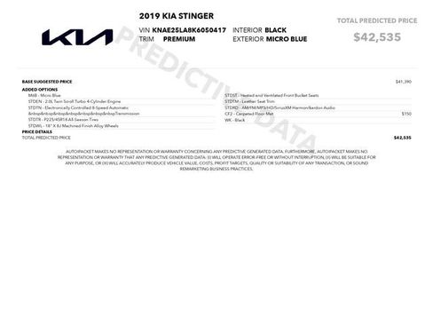 Used 2019 Kia Stinger GT-Line image 3