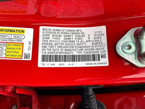 Certified 2023 Honda Civic LX image 18