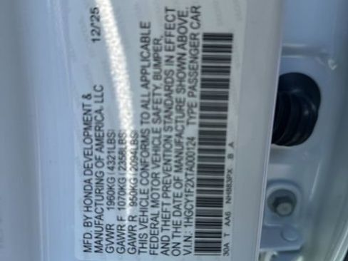 New 2026 Honda Accord LX image 17