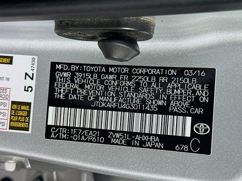 Used 2016 Toyota Prius Three Touring image 12