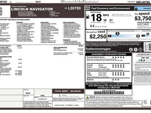 Used 2021 Lincoln Navigator L Reserve image 54