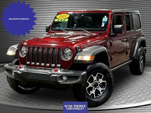 Used 2021 Jeep Wrangler Unlimited Rubicon AWD/4WD image 1