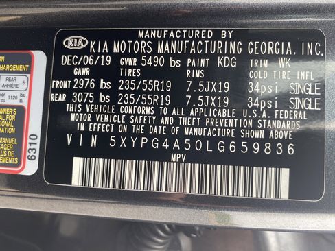 Used 2020 Kia Sorento S FWD image 24