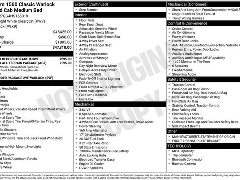 Used 2022 RAM 1500 Classic Warlock w/ Warlock Decor Package image 10