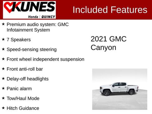 Used 2021 GMC Canyon Denali AWD/4WD image 2