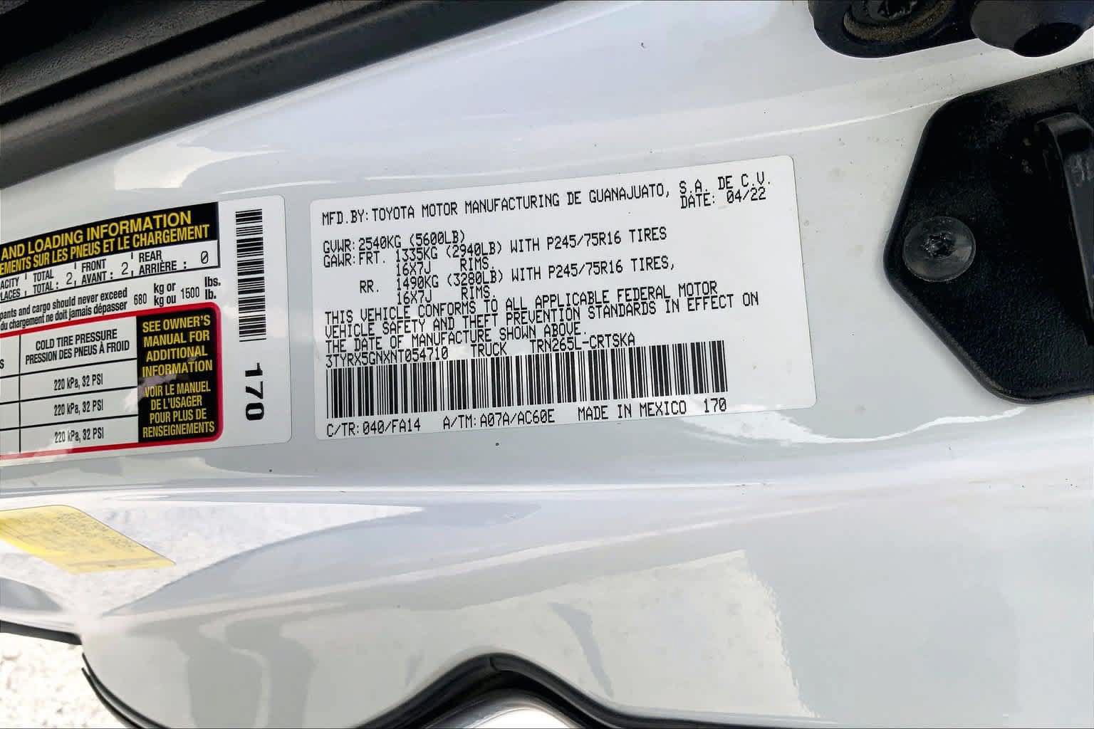 Used 2022 Toyota Tacoma SR RWD image 20
