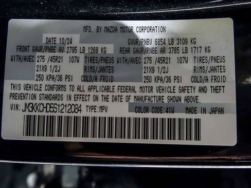 Used 2025 MAZDA CX-90 3.3 Turbo w/ Premium Sport Pkg AWD/4WD image 38