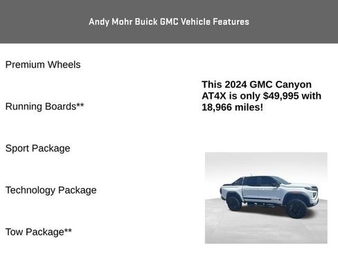 Used 2024 GMC Canyon AT4X AWD/4WD image 12