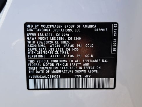 Used 2018 Volkswagen Atlas SEL Premium image 41