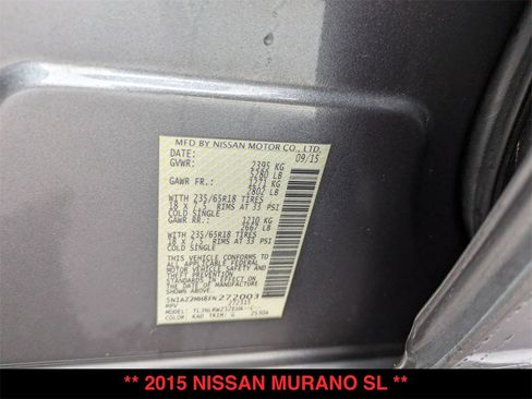 Used 2015 Nissan Murano SL w/ SL Technology Package image 30