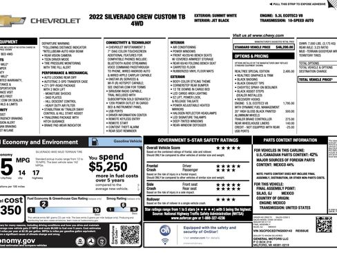 Used 2022 Chevrolet Silverado 1500 Custom Trail Boss w/ Realtree Special Edition image 4