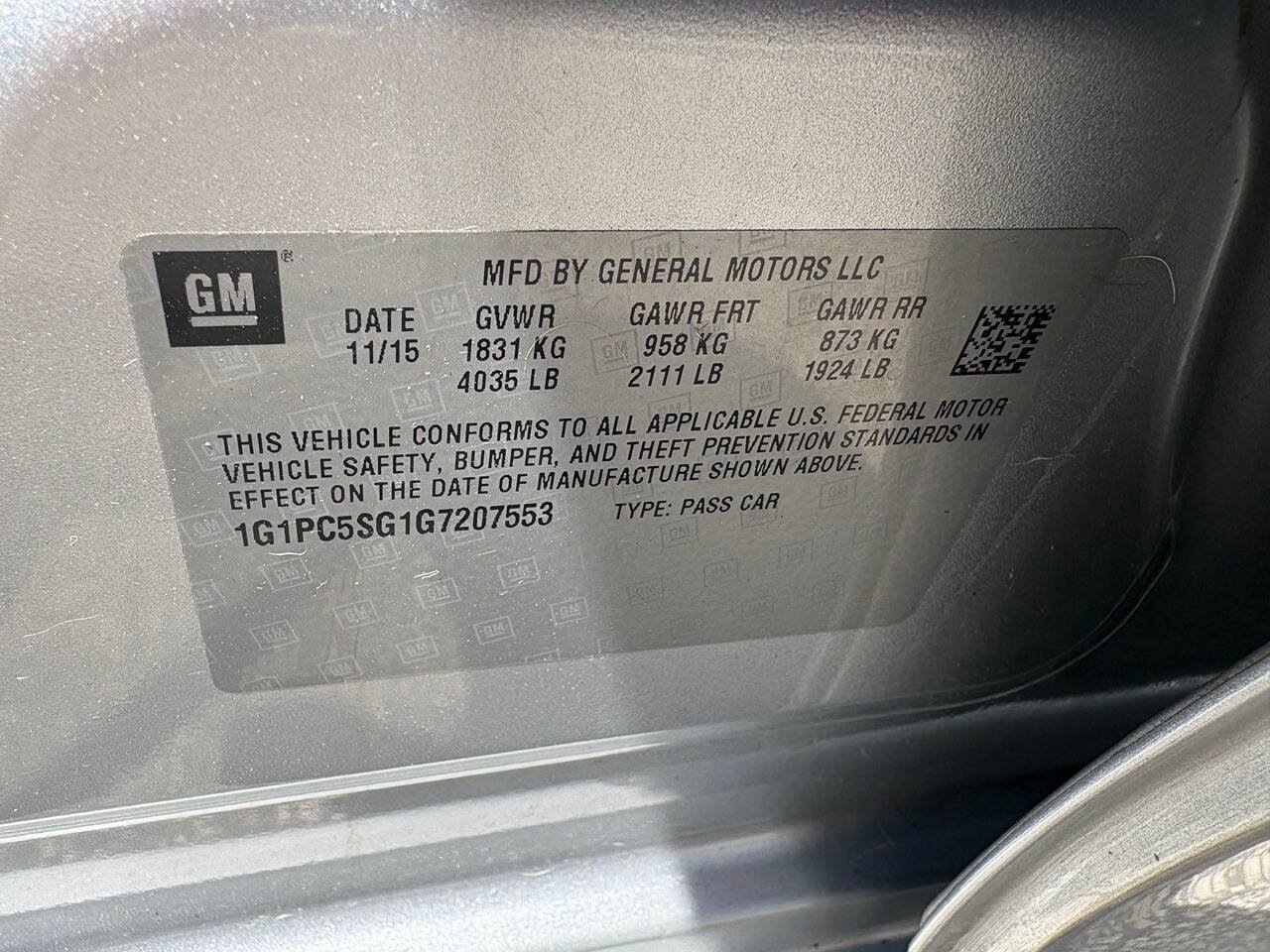 Used 2016 Chevrolet Cruze LS FWD image 22
