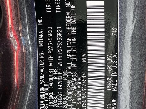 Used 2019 Toyota Sequoia Limited image 32