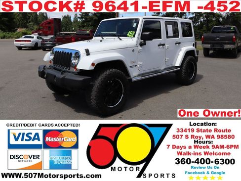 Used 2013 Jeep Wrangler Unlimited Sahara w/ Mopar Chrome Edition Group AWD/4WD image 2