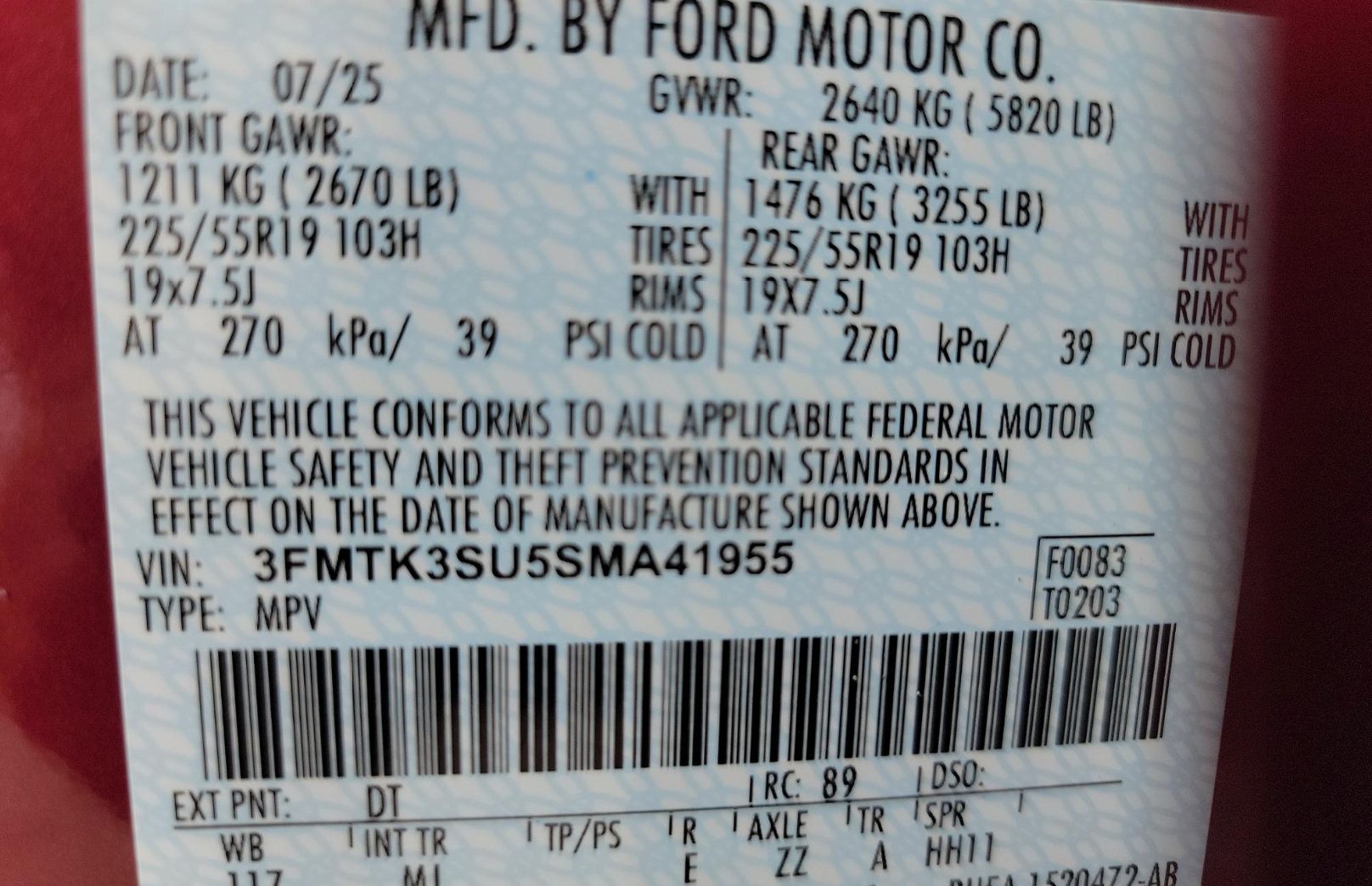 Used 2025 Ford Mustang Mach-E Premium w/ Sport Appearance Package AWD/4WD image 14