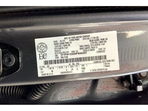 Used 2022 Ford F150 XLT w/ Equipment Group 302A High AWD/4WD image 32