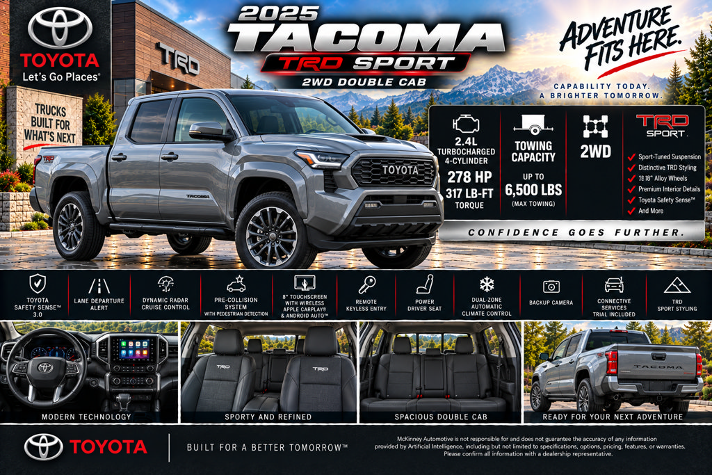 Used 2025 Toyota Tacoma TRD Sport RWD image 2