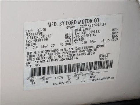 Used 2020 Ford Explorer Limited image 27