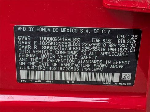 Used 2026 Honda HR-V Sport image 26