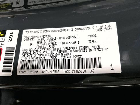 Used 2024 Toyota Tacoma Trailhunter Hybrid Double Cab image 32