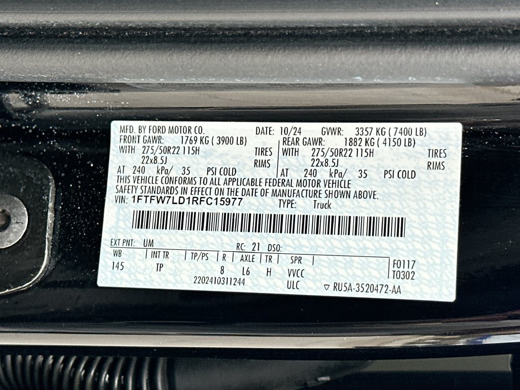 Used 2024 Ford F150 Platinum w/ Equipment Group 703A Plus AWD/4WD image 27