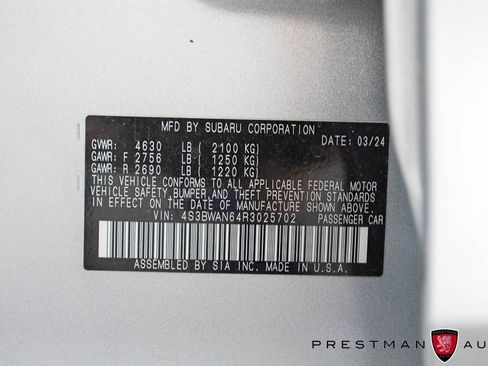 Used 2024 Subaru Legacy Limited AWD/4WD image 46