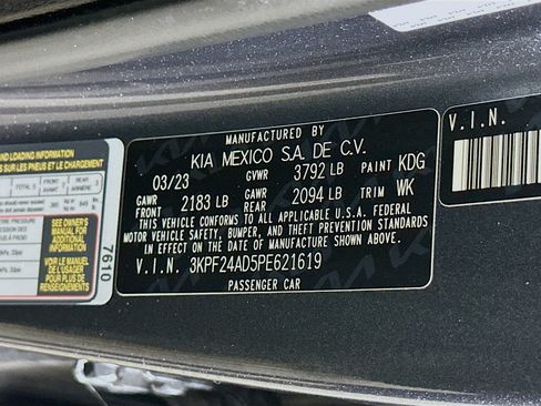 Used 2023 Kia Forte LXS FWD image 12