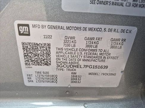 Used 2023 Chevrolet Silverado 1500 ZR2 w/ Technology Package AWD/4WD image 24
