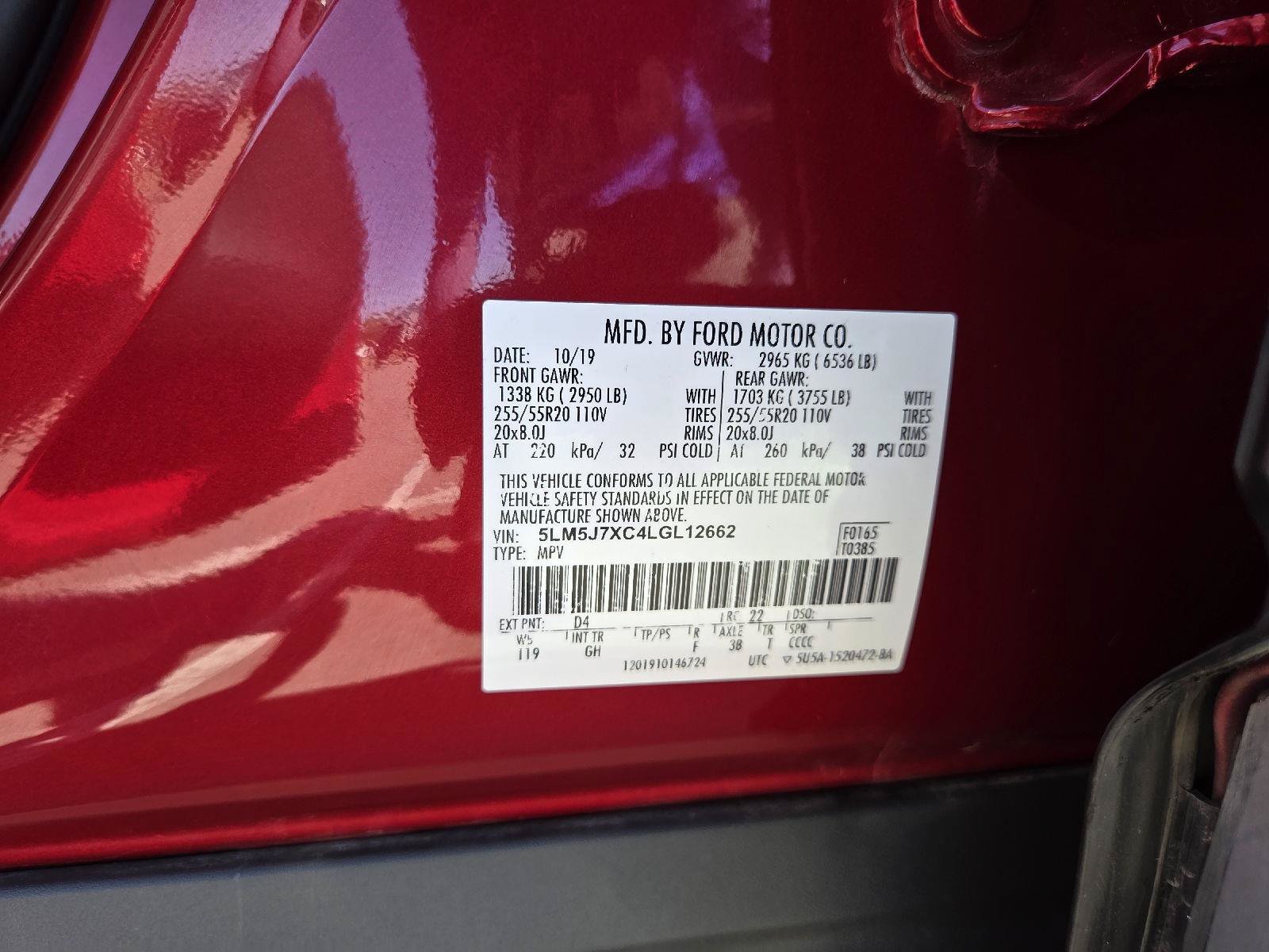 Used 2020 Lincoln Aviator Reserve w/ Elements Package Plus AWD/4WD image 44