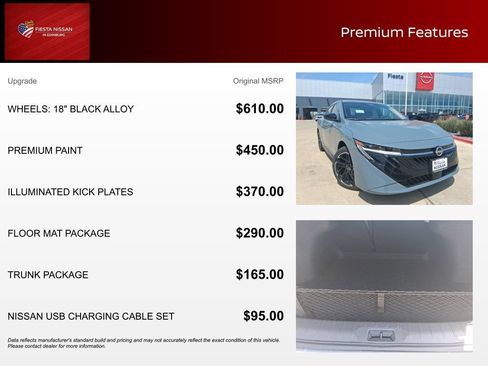 New 2026 Nissan Sentra SR w/ Floor Mat Package FWD image 3