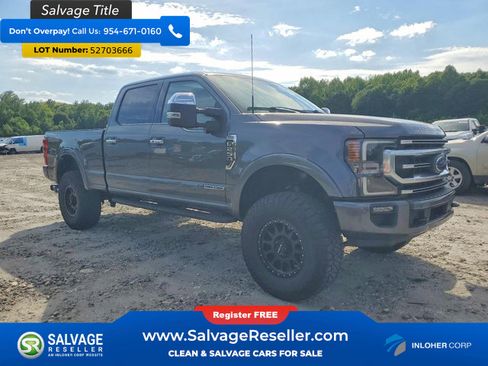 Used 2022 Ford F250 Platinum w/ Tremor Off-Road Package AWD/4WD image 5