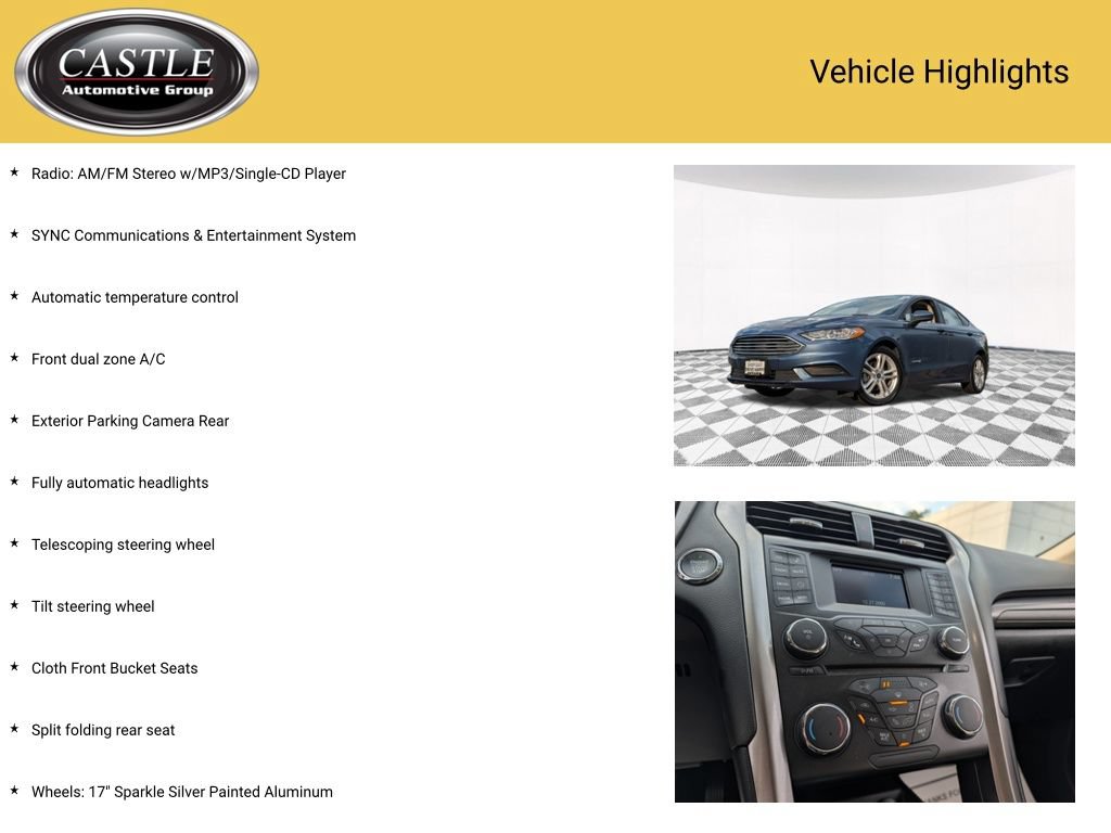 Used 2018 Ford Fusion S FWD image 4