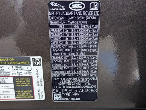 New 2026 Land Rover Range Rover Sport SE AWD/4WD image 31