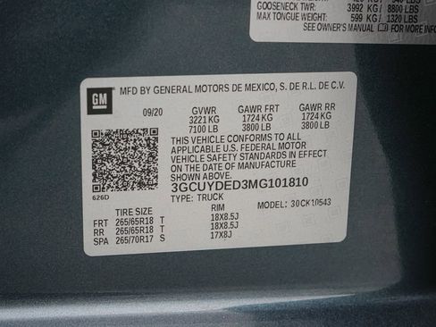 Used 2021 Chevrolet Silverado 1500 LT AWD/4WD image 23