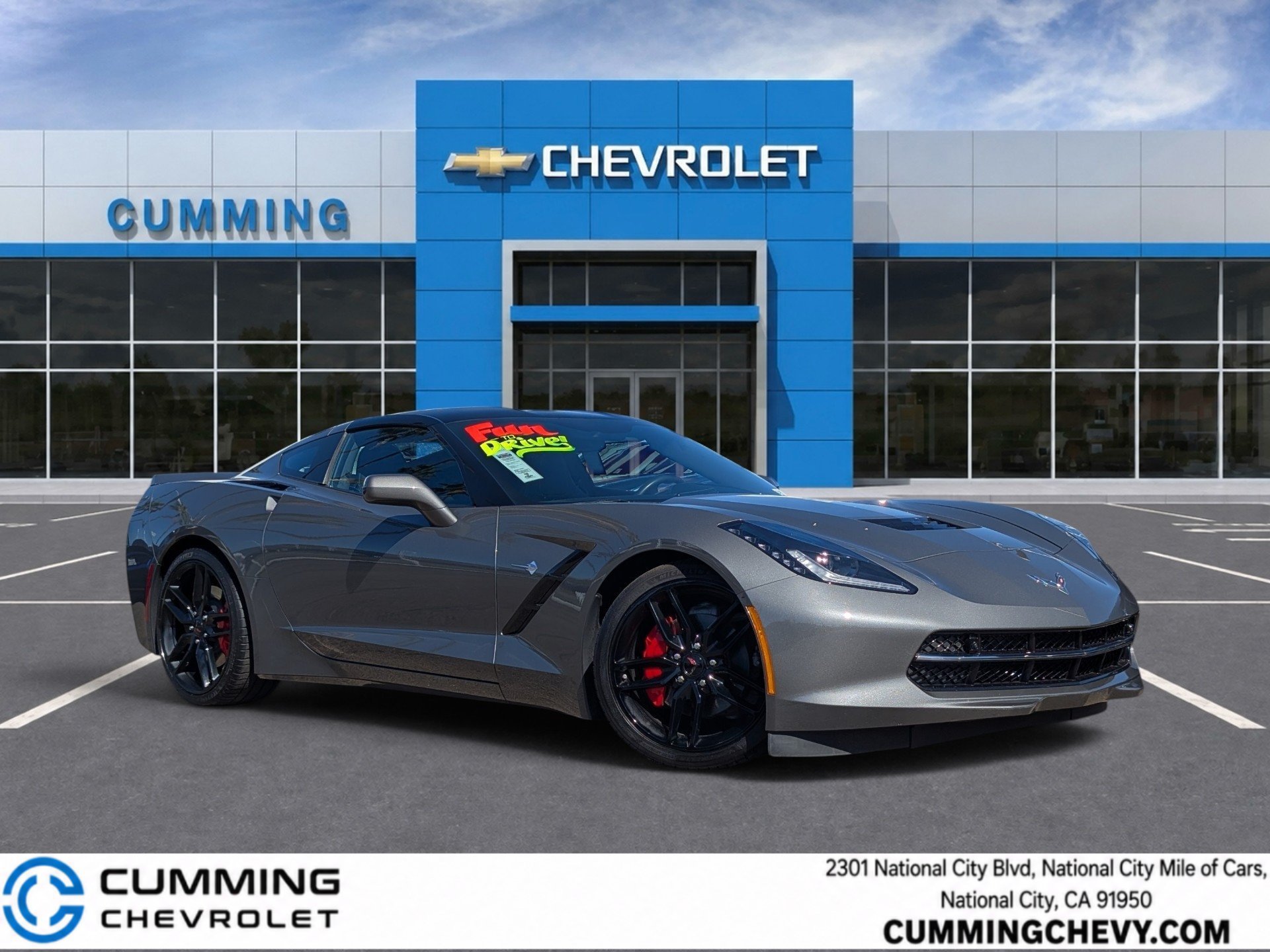 Certified 2016 Chevrolet Corvette Stingray Coupe w/ 2LT Preferred Equipment Group RWD image 1