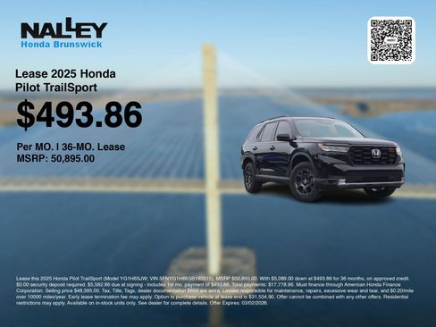 New 2025 Honda Pilot TrailSport image 3