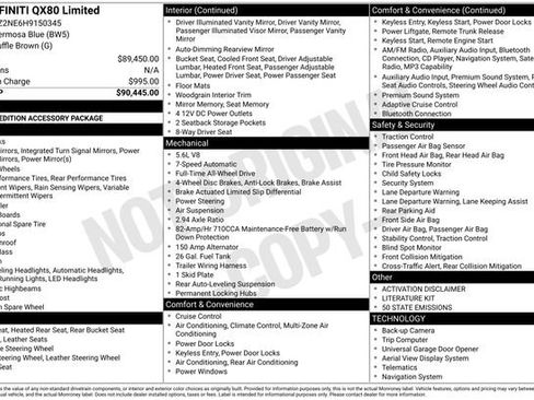 Used 2017 INFINITI QX80 Limited image 3