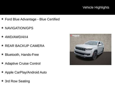 Used 2022 Jeep Wagoneer Series II w/ Convenience Group I AWD/4WD image 2