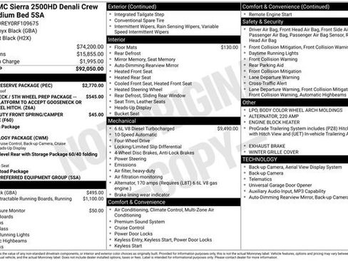 Used 2024 GMC Sierra 2500 Denali w/ Denali Reserve Package AWD/4WD image 4