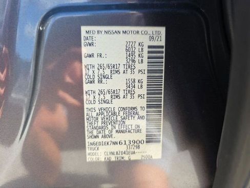 Used 2022 Nissan Frontier SV image 43