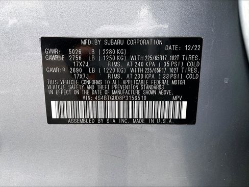 Certified 2023 Subaru Outback Wilderness image 30