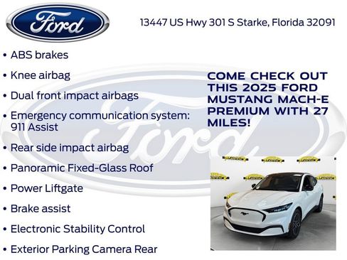 New 2025 Ford Mustang Mach-E Premium w/ Interior Protection Package image 30