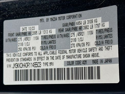 Used 2024 MAZDA CX-90 Plug-In Hybrid w/ Premium Pkg image 12