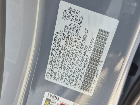 Certified 2024 Honda Odyssey Sport image 22
