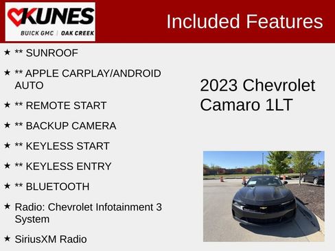 Used 2023 Chevrolet Camaro LT RWD image 2