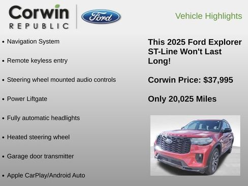 Used 2025 Ford Explorer ST-Line image 6