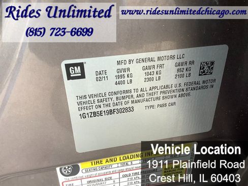 Used 2011 Chevrolet Malibu LS FWD image 20